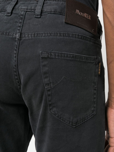 Shop Moorer Straight-leg Denim Jeans In 蓝色