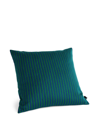 Shop Hay Ribbon Striped Cushion In 绿色