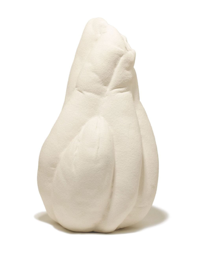 Shop Completedworks Fold B55 Sculpted Vase In 白色