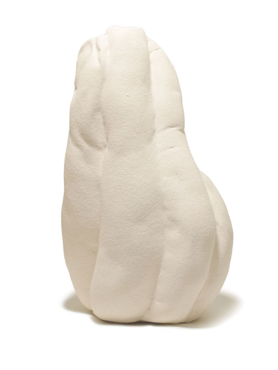 Shop Completedworks Fold B55 Sculpted Vase In 白色