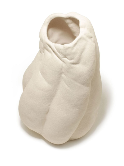 Completedworks Fold B55 Sculpted Vase In 白色