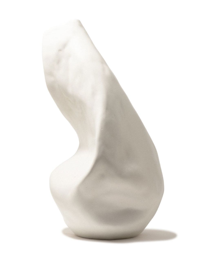 Shop Completedworks Giant Solitude Sculpted Vase In 白色