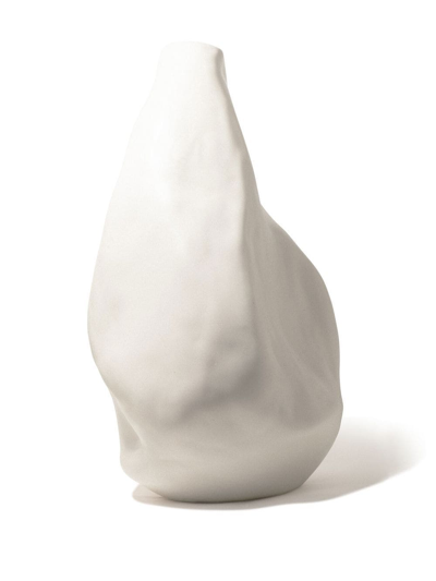 Shop Completedworks Giant Solitude Sculpted Vase In 白色