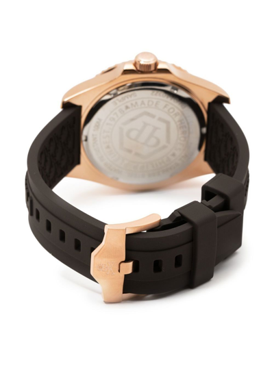 Philipp Plein $kull 43mm Quartz Watch In Brown