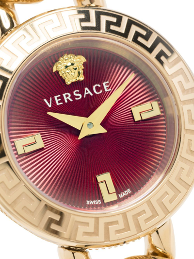 Shop Versace Stud Icon 24mm In 金色