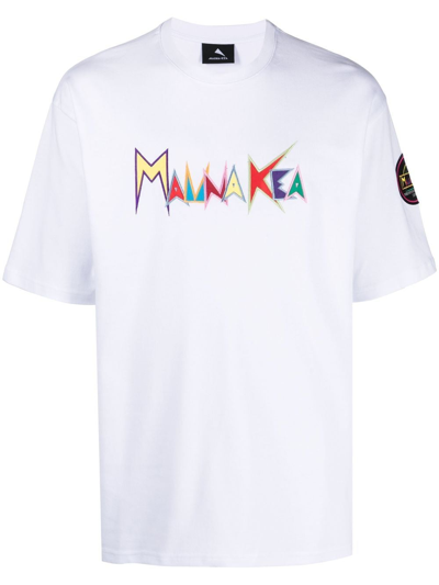 Shop Mauna Kea Logo-print T-shirt In 白色