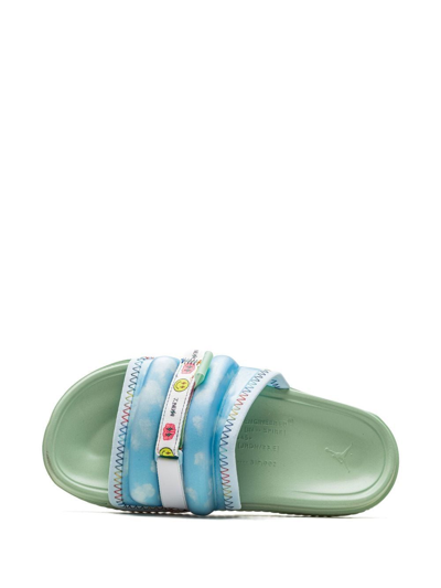 Jordan X J Balvin Super Play Sp Slides In 蓝色