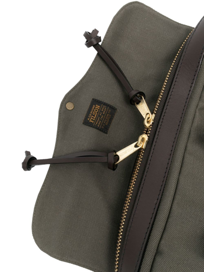 Shop Filson Shoulder-strap Laptop Bag In 绿色