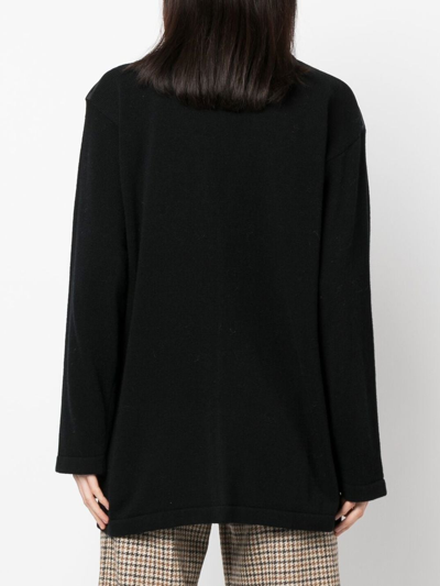 Aspesi Hybrid Button-up Cardigan In 黑色