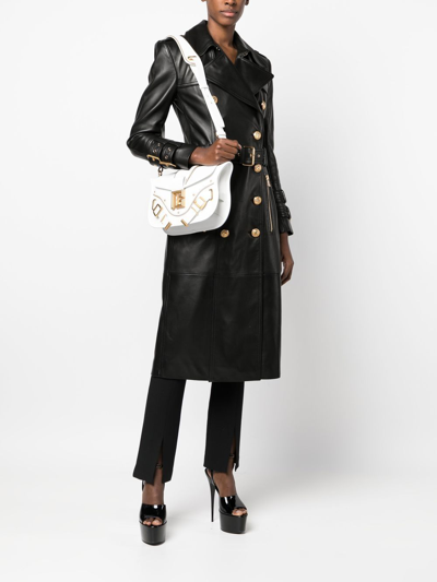 Balmain Blaze Crossbody Bag In White