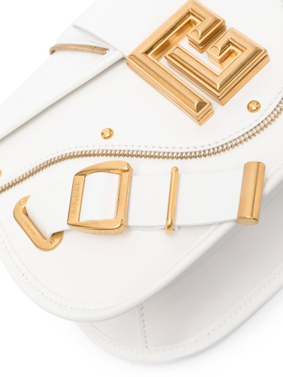 Balmain Blaze Crossbody Bag In White