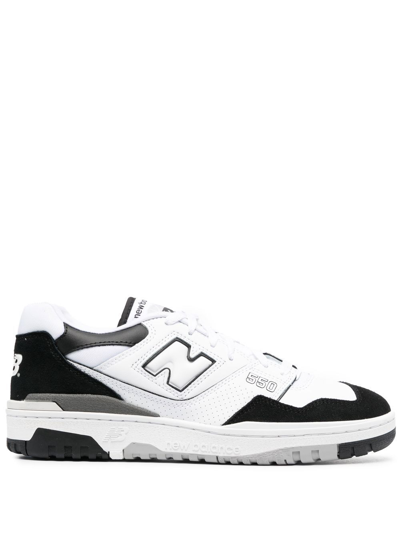 Shop New Balance 550 Low-top Sneakers In 白色