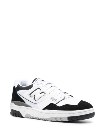 Shop New Balance 550 Low-top Sneakers In 白色