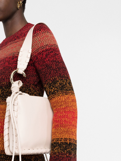 Chloé Mate Multi-gusset Shoulder Bag In 中性色