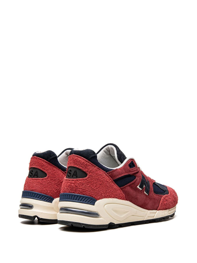 New Balance 990v2 Made In Usa Teddy Santis Sneakers In Red