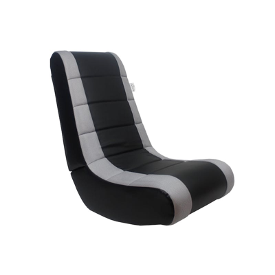 Shop Loungie Rockme Gaming Chair In Grey