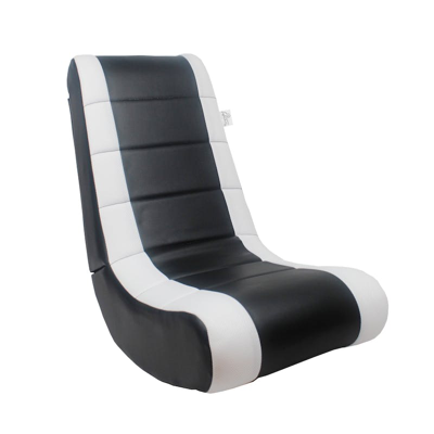 Shop Loungie Rockme Gaming Chair In White