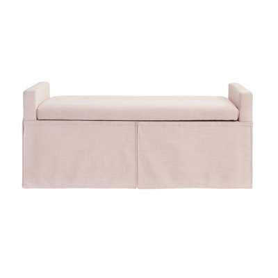 Shop Shabby Chic Xitlali Storage Bench In Pink