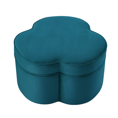 Shop Shabby Chic Akeem Cocktail Ottoman In Green