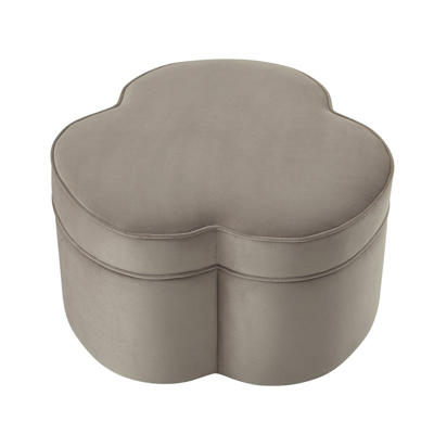 Shop Shabby Chic Akeem Cocktail Ottoman In Brown