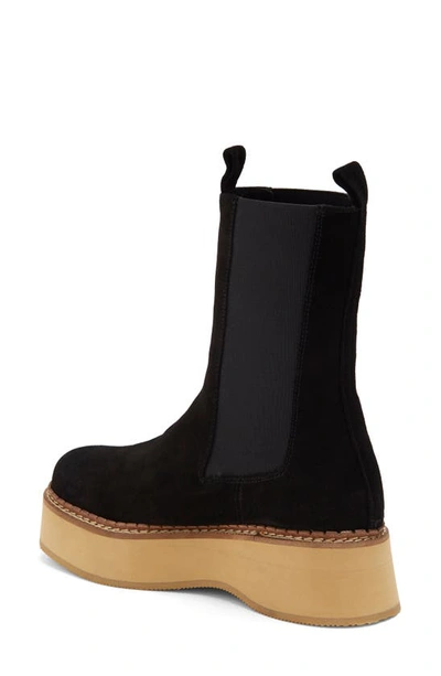 Paloma Barceló Eerin Platform Chelsea Boot In Black