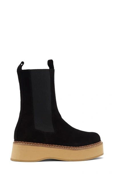 Paloma Barceló Eerin Platform Chelsea Boot In Black