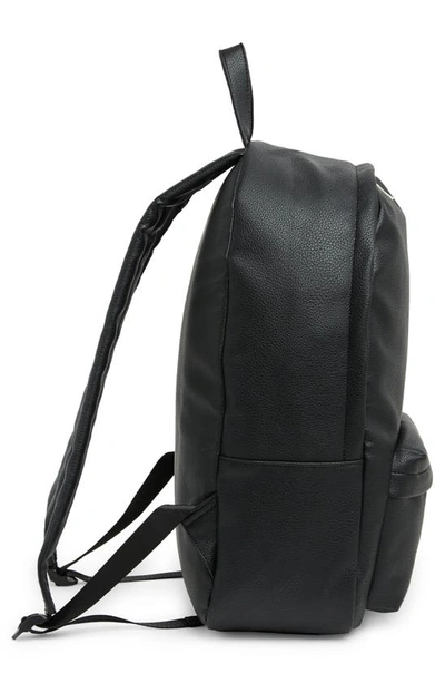 Shop Slate & Stone Faux Leather Backpack In Black