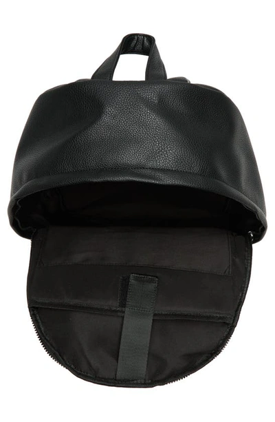 Shop Slate & Stone Faux Leather Backpack In Black