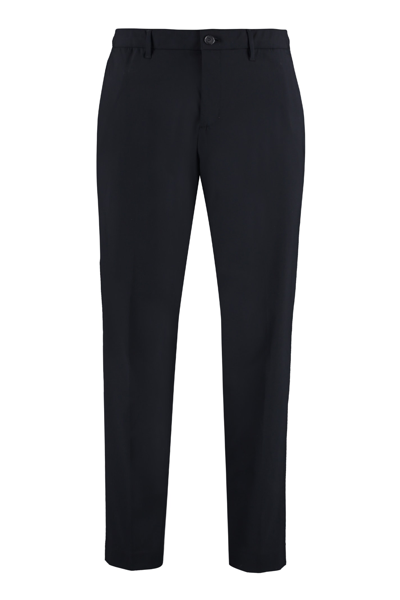 Shop Department Five Technical Fabric Pants In Black