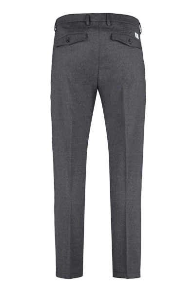 Shop Department Five Prince Wool Blend Trousers In Grey