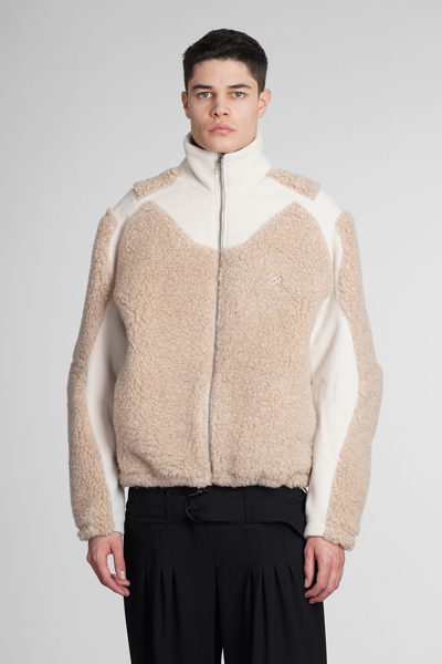 Shop Gmbh Casual Jacket In Beige Wool