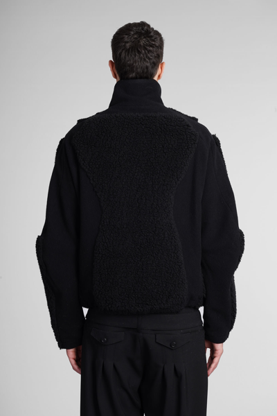 Shop Gmbh Casual Jacket In Black Wool