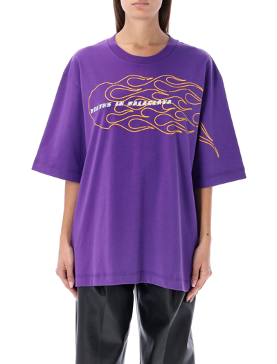 Shop Youths In Balaclava Kaido T-shirt In Purple