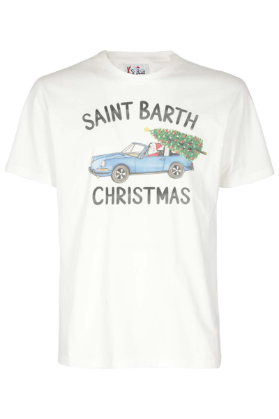 Shop Mc2 Saint Barth Classic St Barth Tshirt In Santa Car