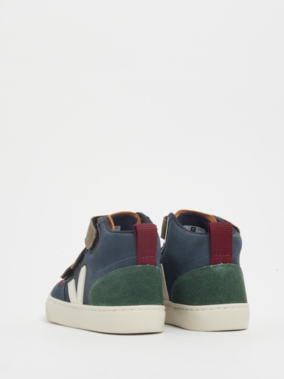 Shop Veja V-10 Mid Suede Sneaker In Multicolor