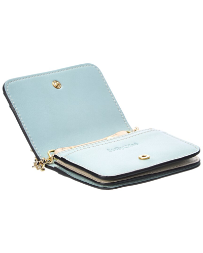 See By Chloé See By Chloz Layers Leather Business Card Holder In Sterling  Blue | ModeSens