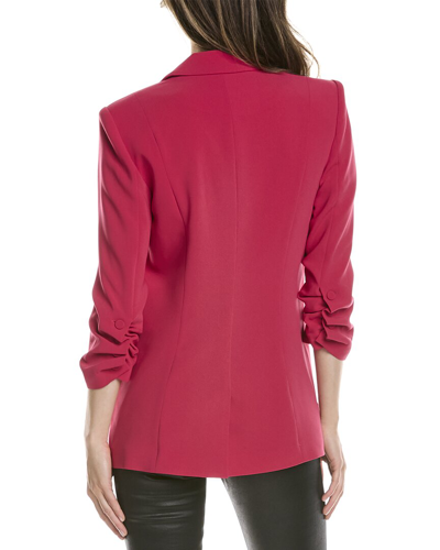 Shop Cinq À Sept Cinq A Sept Khloe Crepe Blazer In Red