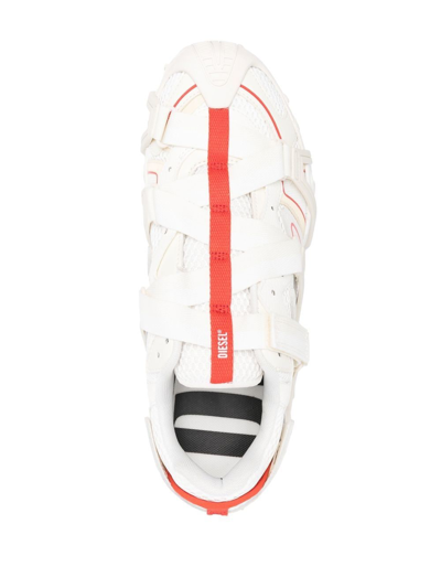 Shop Diesel S-prototype-cr Sneakers In White