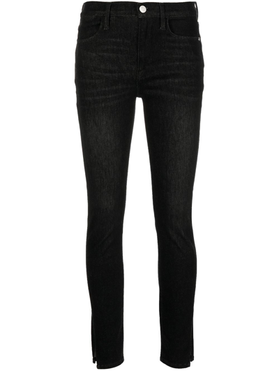 Shop Frame Le High Skinny Jeans In Crvs