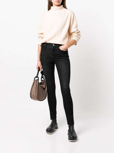 Shop Frame Le High Skinny Jeans In Crvs