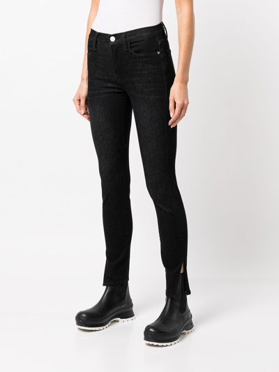 Shop Frame Le High Skinny Jeans In Crvs