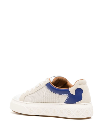 Shop Tory Burch Ladybug Lace-up Sneakers In Neutrals
