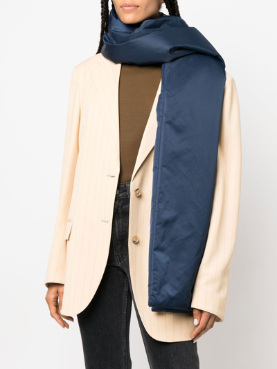 Loulou Studio Long-length Wraparound Scarf In Blue