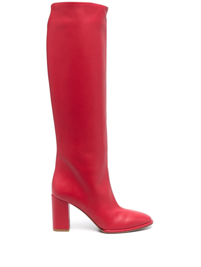 Shop Le Silla Elsa Knee-high Boots In Red
