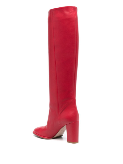 Shop Le Silla Elsa Knee-high Boots In Red