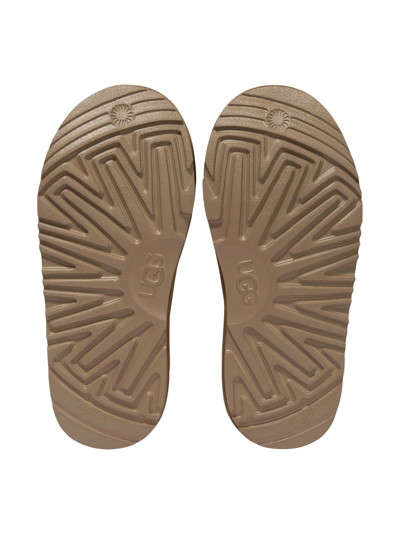 Ugg Ultra-mini Leather Boots In Che
