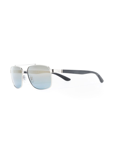 Ray Ban Square-frame Tinted Sunglasses In Black