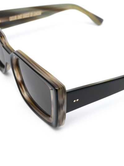Shop Cutler And Gross Square-frame Sunglasses In Black