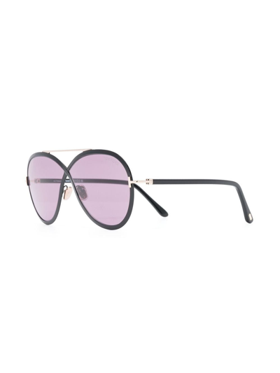 Tom Ford Top-bar Sunglasses In Black