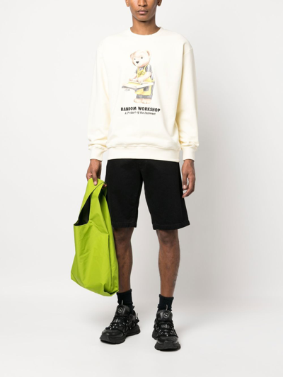 Market Graphic-print Long-sleeved Jumper In Neutrals